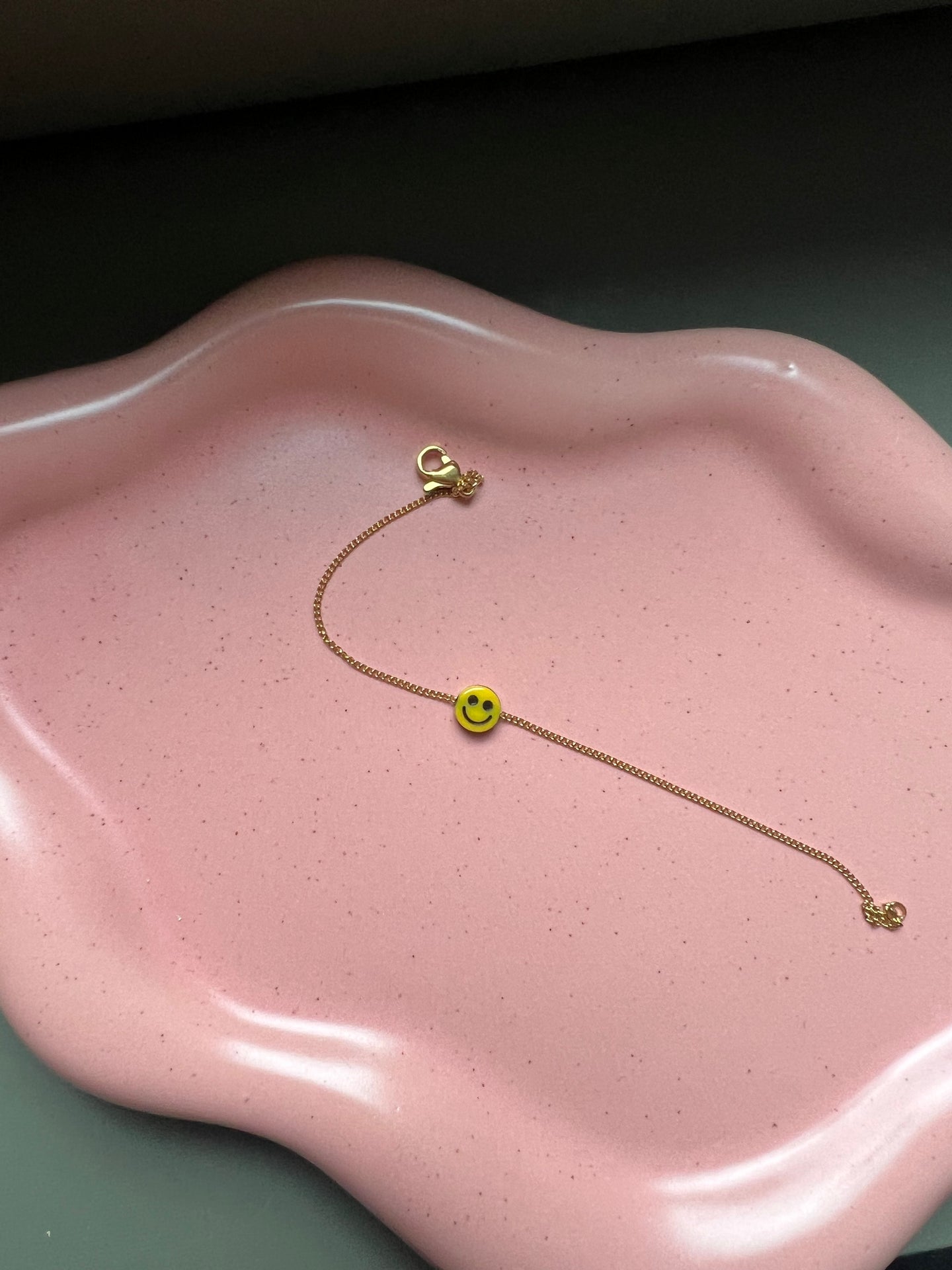 Armband Gold Smiley     -  BY SARA BECKER - THE LABEL