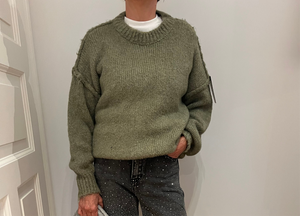 Pullover grün
