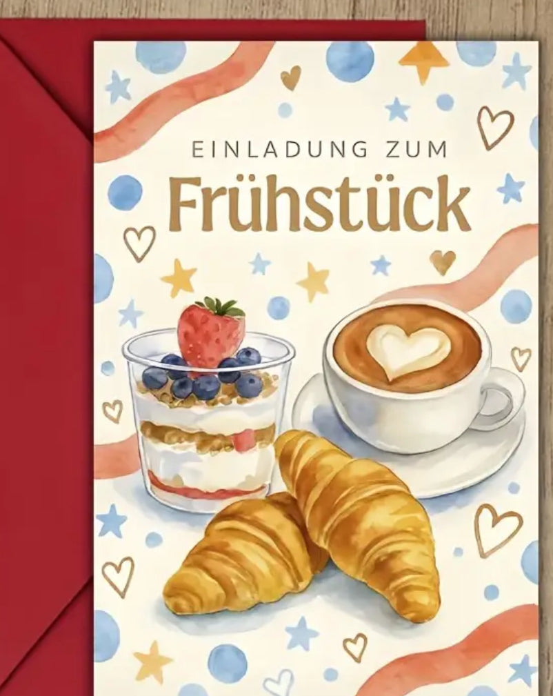 Frühstück Karte