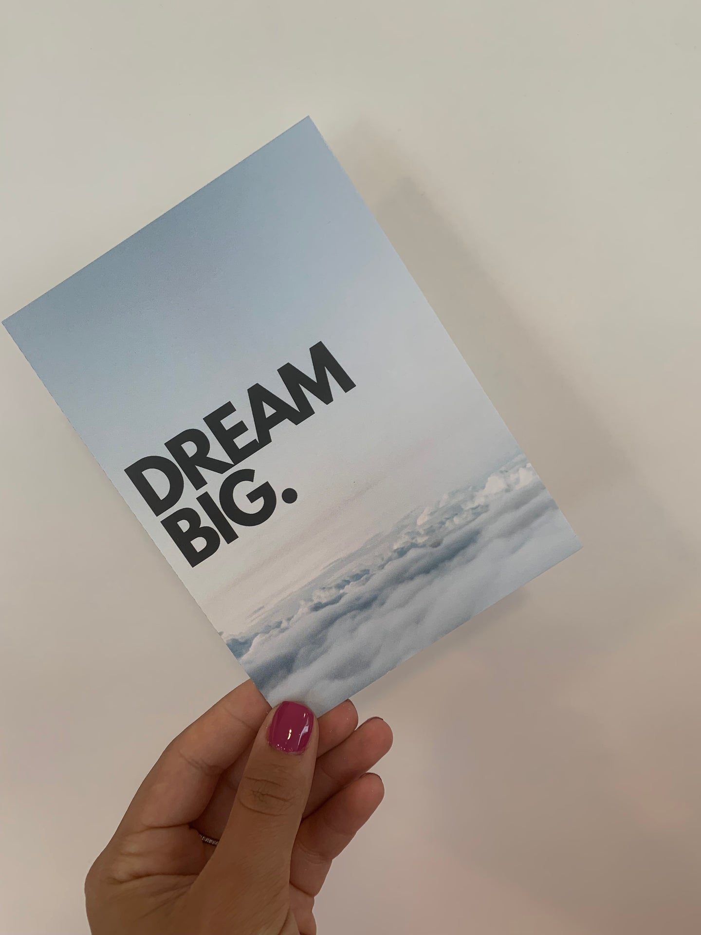 DREAM BIG ... - KARTE BY SARA BECKER - THE LABEL