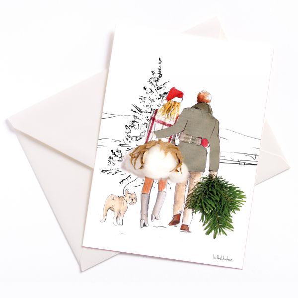 LÜTTEBLÜTEN- Gemütliche Weihnachtszeit- KARTE