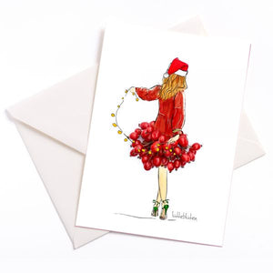 LÜTTEBLÜTEN- Es weihnachtet- KARTE