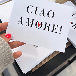 Ciao Amore... - KARTE BY SARA BECKER - THE LABEL