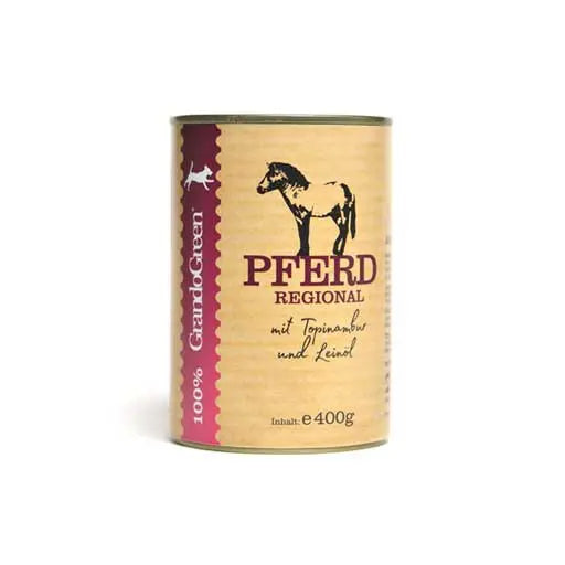 HUND GRANDOGREEN NASSFUTTER PFERD